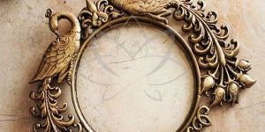 Peacock Mirror Frame