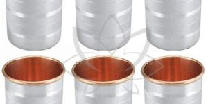 SS Copper Glass Set