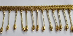 Golden Fringe Pipe Lace