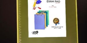 DHANGALI-Transparent Premium Quality Clipboards Exam Pad - White Colour Examination Pad - Writing Pad - Clipboard