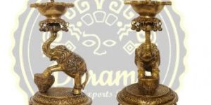 18 Inches Brass Oil Lamp
