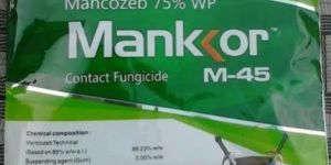 Mankkor Mancozeb 75% WP M-45 Contact Fungicide