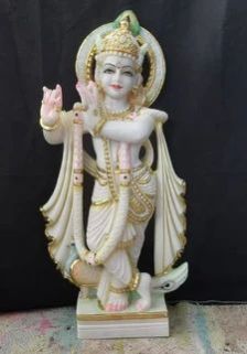 Marble Krishna Statue
