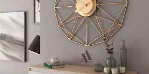 Windsor Homes Metal Wall Clock