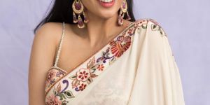 Soft Silk Chiffon Lining Sarees