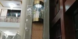 Capsule Type Mall Glass Passenger Elevator