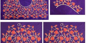 Blouse Designs for Silk Saree Back Neck