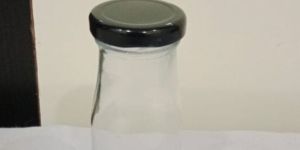 100ml Glass Round Milk Bottle