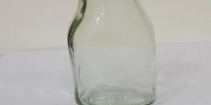 300ml Glass Square Milk Bottle