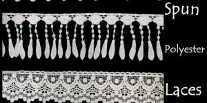 Dull & Spun Polyester Laces