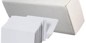 Thermal Printable Plain Bright White Blank PVC Cards 0.8mm Premium Quality for Evolis, Magicard, D