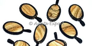 Picaso Jasper Wrap Pendants