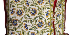 Hand Block Printed Cotton Cushion Cover