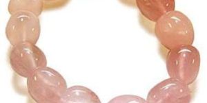 Rose Tumbled Stretchable Bracelet