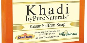 byPureNaturals Khadi Kesar/Saffron Soap- 125gm