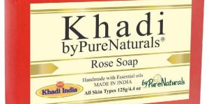 byPureNaturals Khadi Rose Soap, 125gm