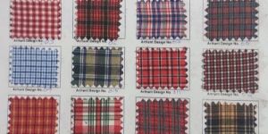 School Uniform Check Fabric
