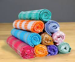 100% cotton 3 pieces kitchen towel set