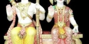 Marble RAM Sita Statue