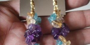 Ladies Stone Earrings