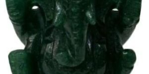 Emerald Stone Lord Ganesha Statue