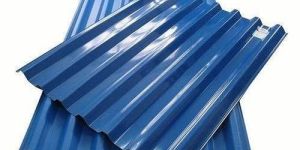 3 Feet Blue Color Coated GI Roofing Sheets