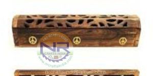 Wooden Incense Burner Box