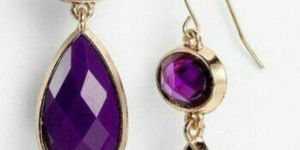 925 Sterling Silver AMETHYST Earrings