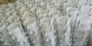 White PVC Virgin D Joint