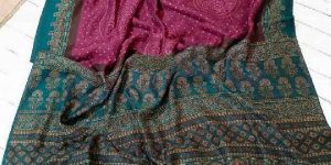 Linen Digital Print Sarees