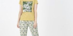 Ladies Cotton Night Suit Set