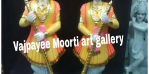 Marble Dwarpal Statue