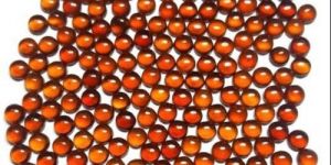 Natural Hessonite Garnet Round Cabochons Loose Gemstones