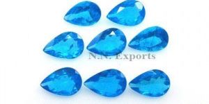 Natural Neon Apatite Faceted Pear Loose Gemstones