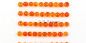 Natural Red Onyx Round Cabochons Loose Gemstones