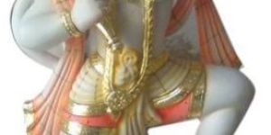 36 Inch Marble Hanuman Statue
