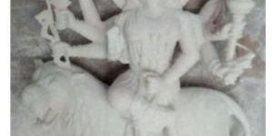 45 Inch Marble Durga Mata Statue