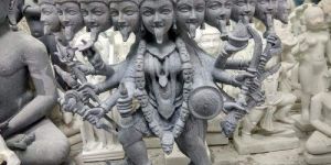 5.4 Feet Marble Kali Mata Statue