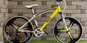 YELLOW SLEEK 3 SPOKES 21 GEARS NON FOLDABLE CYCLE