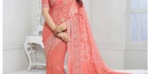 Printed Chiffon Saree