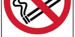 No Smoking Sign Board
