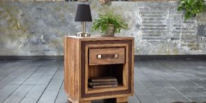 Wooden Bedside Table