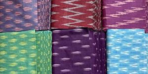 Bhagalpuri Ikkat Cotton Fabric