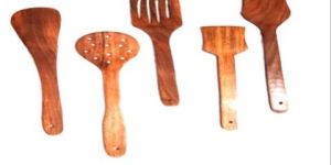 12 Inch Wooden Spatula Set