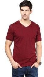 Mens Half Sleeve V Neck T-Shirts