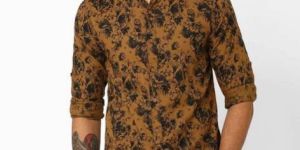Mens Printed Lycra Shirts