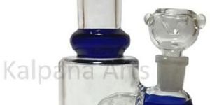 Showerhead Percolator Blue Color Water Pipe with 14 Mm Bowl