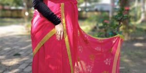 100% Cotton Jamdani Buti Sarees
