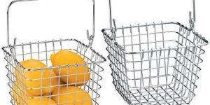 Metal Wire Basket with Handle