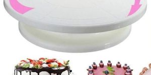Plastic Revolving Cake Stand